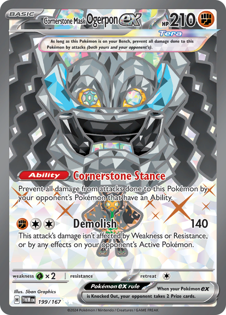 Cornerstone Mask Ogerpon ex 199/167
