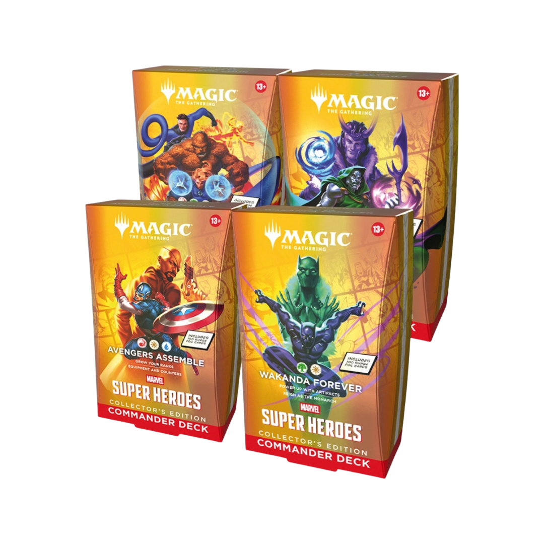 Magic: The Gathering Marvel Super Heroes Commander Decks Collector’s Edition