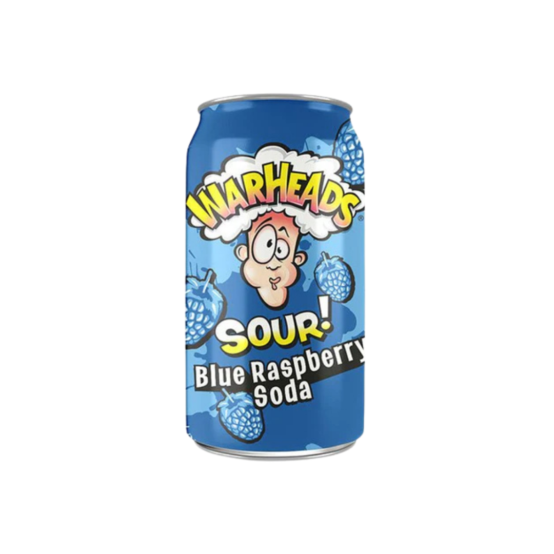 WARHEADS Soda Sour Blue Raspberry 355ml