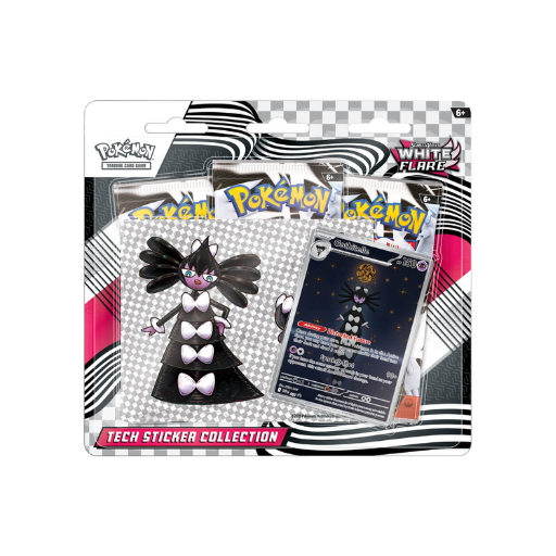 White Flare Tech Sticker Collection