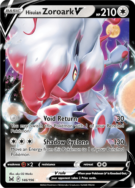 Hisuian Zoroark V 146/196