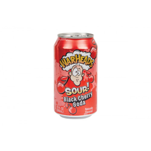 WARHEADS Soda Sour Black Cherry 355ml