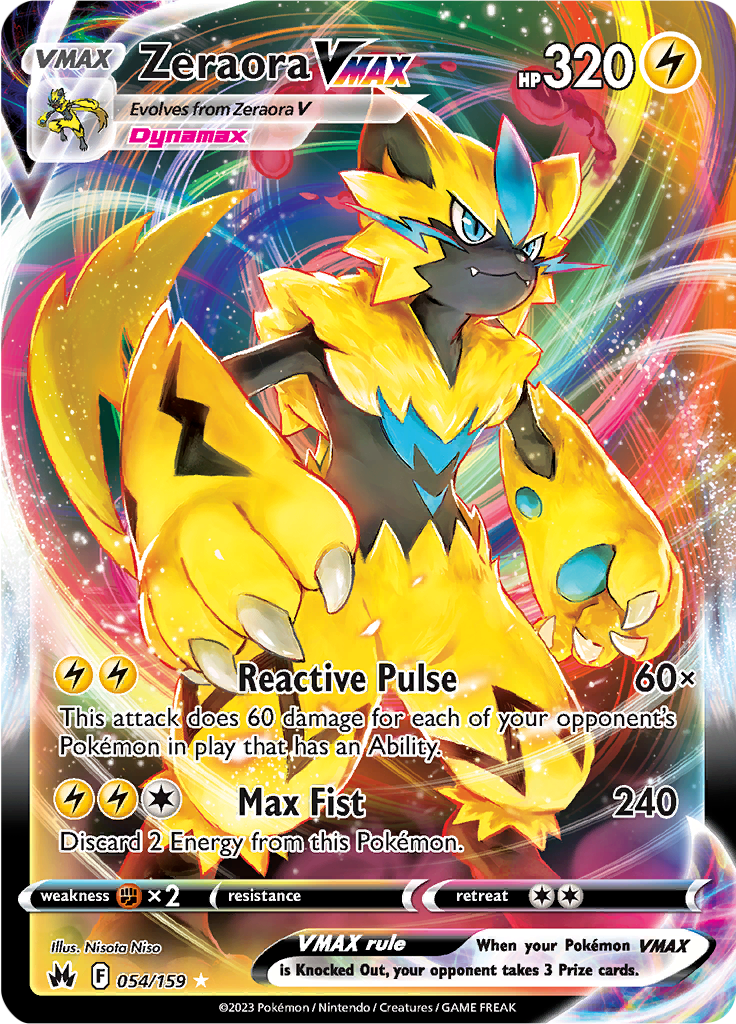 Zeraora Vmax 054/159
