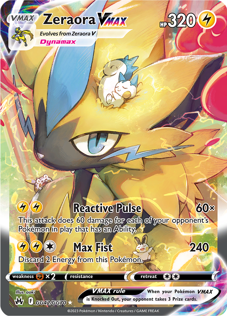Zeraora Vmax GG42/GG70