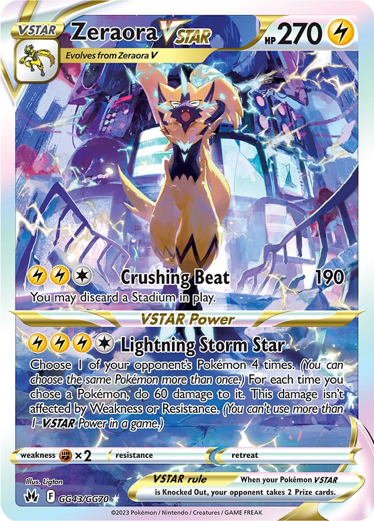 Zeraora Vstar GG43/GG70
