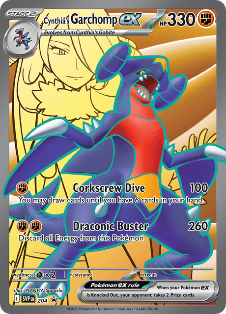 Cynthia’s Garchomp ex – 204