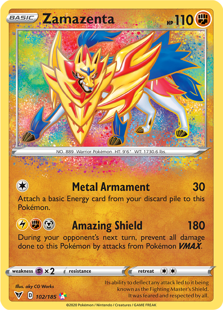 Zamazenta 102/185