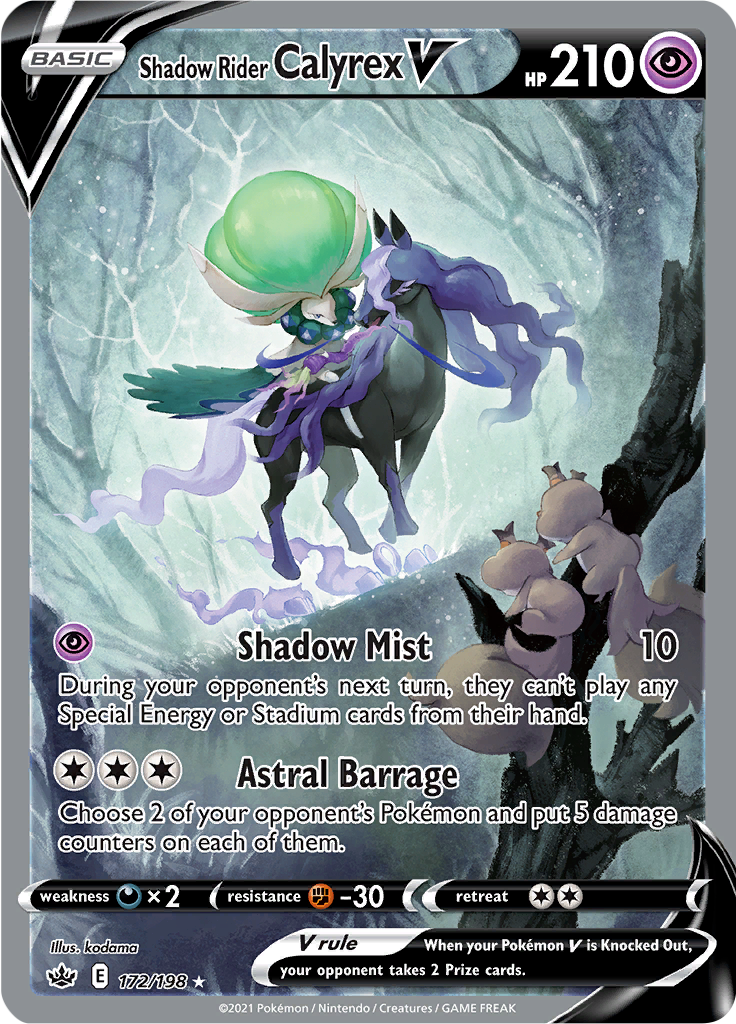 Shadow Rider Calyrex V 172/198