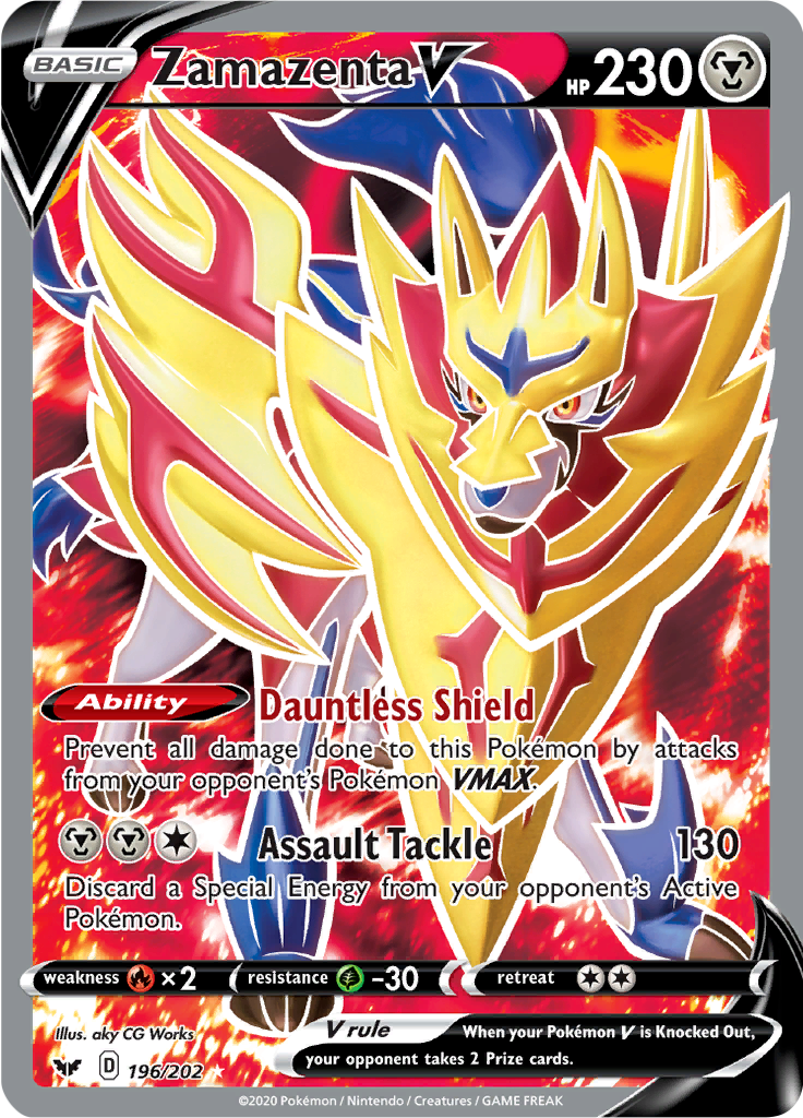 Zamazenta V 196/202