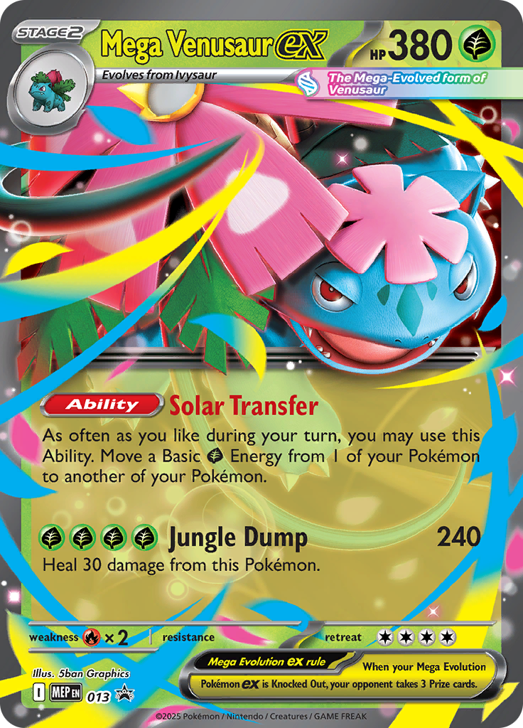 Mega Venusaur ex – 013 (Promo)
