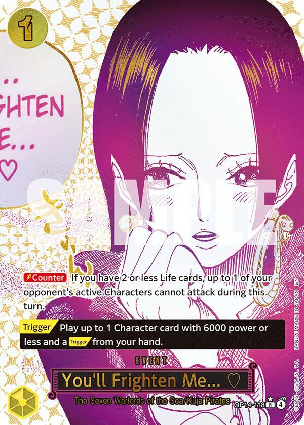 You’ll Frighten Me… (Alternate Art) 