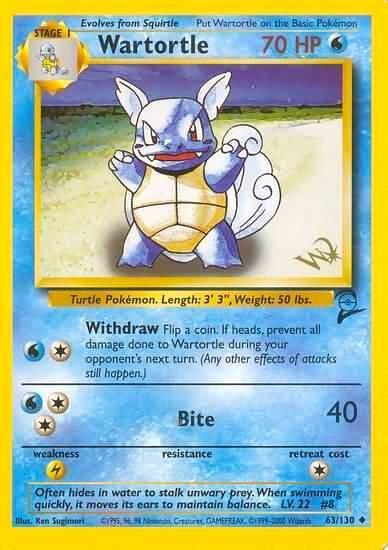 Wartortle [W Stamped]  063/130