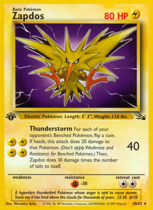 Zapdos 30/62