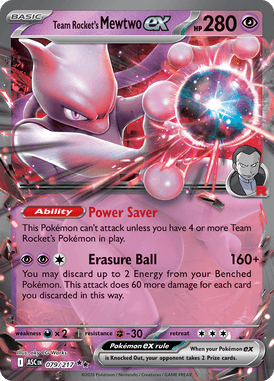 Team Rocket’s Mewtwo ex