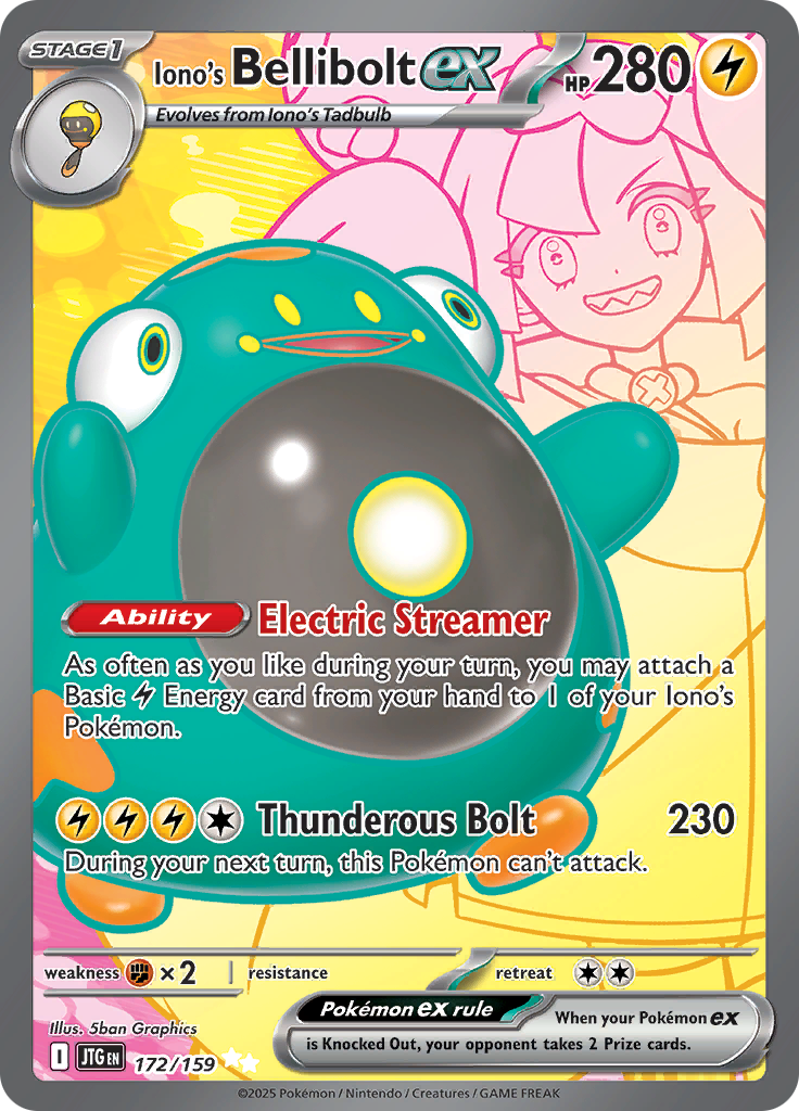 Iono’s Bellibolt ex 172/159 