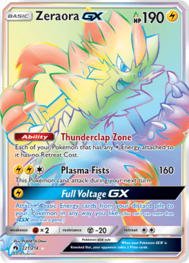 Zeraora GX (Secret) 221/214