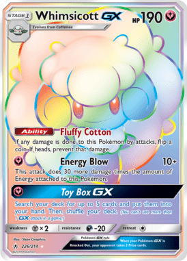 Whimsicott GX (Secret) 226/214