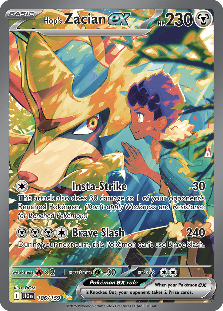 Hop’s Zacian ex 186/159 