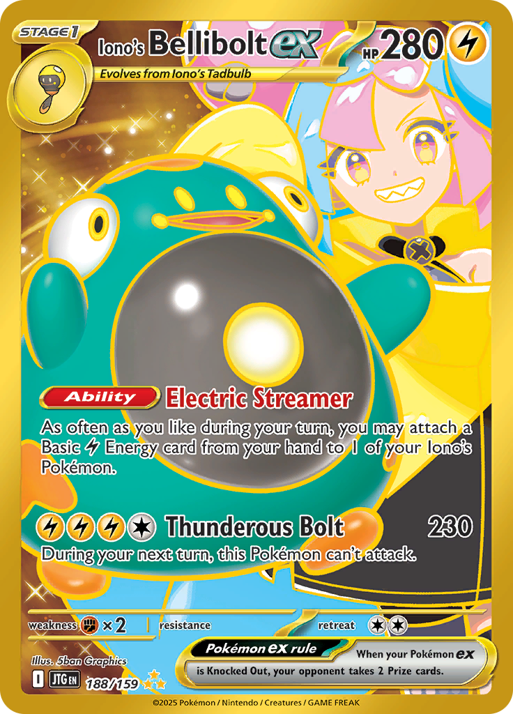 Iono’s Bellibolt ex 188/159 