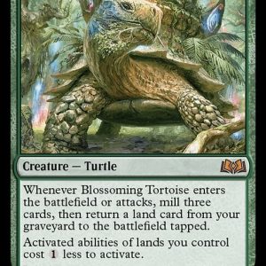 Blossoming Tortoise - Wilds of Eldraine #163  - Near Mint