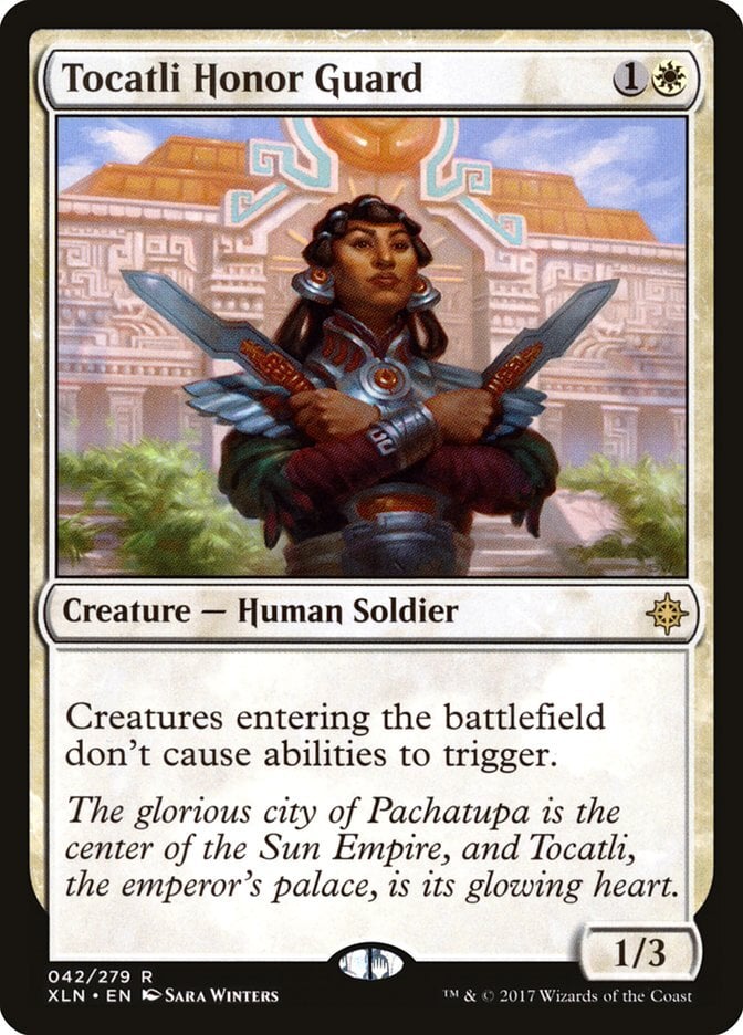 Tocatli Honor Guard – Ixalan #42 – Good (Lightly Played)