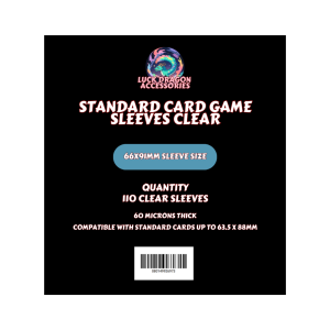 Luck Dragon Card Game Sleeves - 66x91mm 60 Micron
