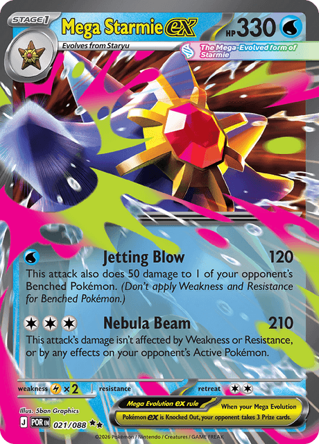Mega Starmie ex – 021/088 