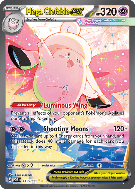 Mega Clefable ex – 119/088 