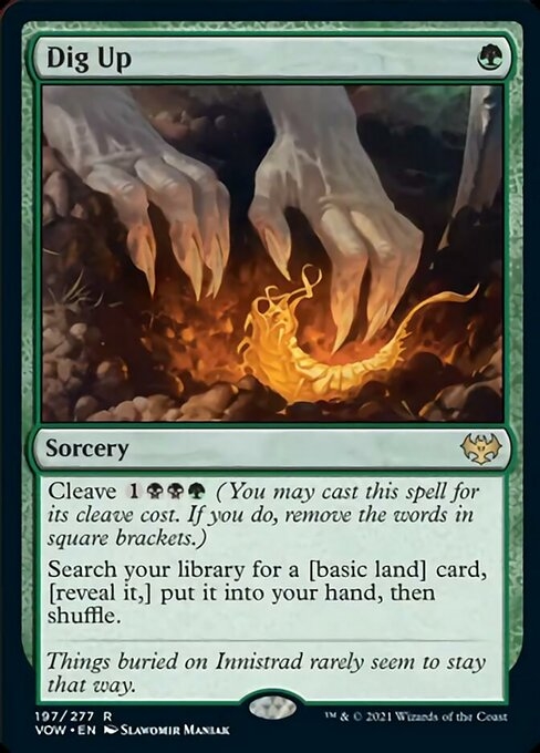 Dig Up – Innistrad: Crimson Vow #197  – Near Mint