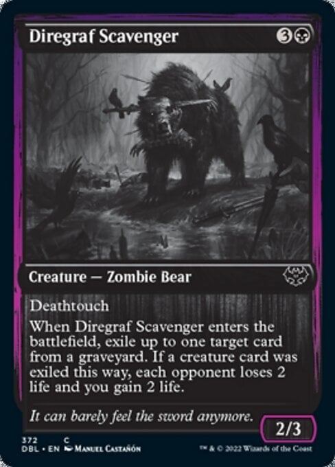 Diregraf Scavenger – Innistrad: Double Feature #372 (Foil) – Near Mint