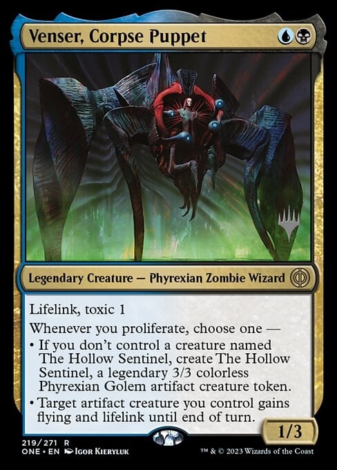 Venser, Corpse Puppet – Promo Pack: Phyrexia: All Will Be One #219 (Foil) – Near Mint