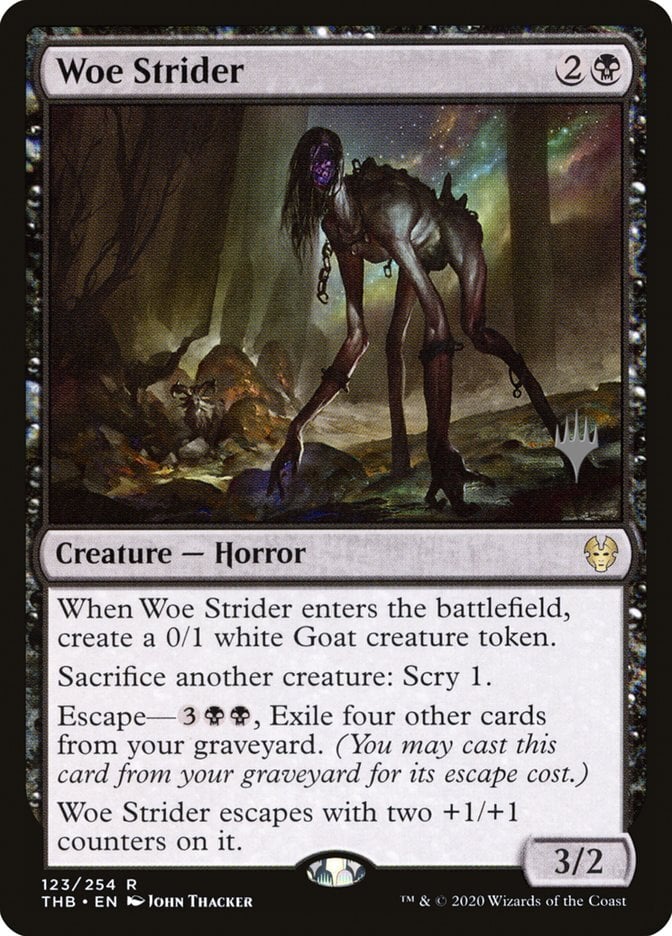 Woe Strider – Promo Pack: Theros Beyond Death #123 (Foil) – Near Mint