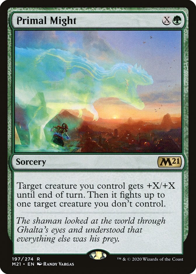 Primal Might – Core Set 2021 #197  – Near Mint
