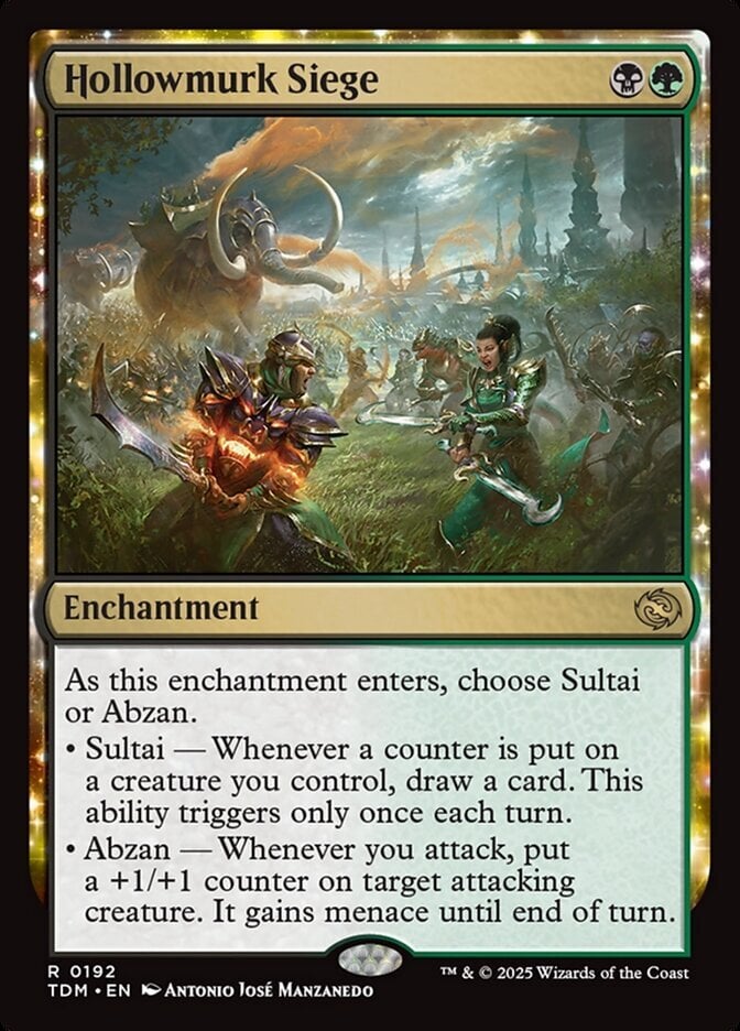 Hollowmurk Siege – Tarkir: Dragonstorm #192 (Foil) – Near Mint