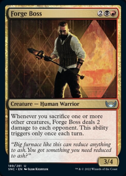 Forge Boss – Streets of New Capenna #189 (Foil) – Near Mint