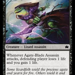 Agate-Blade Assassin - Bloomburrow #82 (Foil) - Near Mint