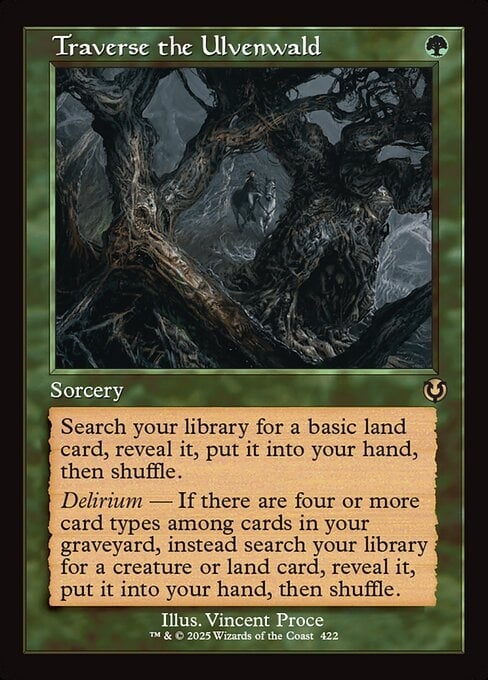 Traverse the Ulvenwald – Innistrad Remastered #422  – Near Mint [Japanese]