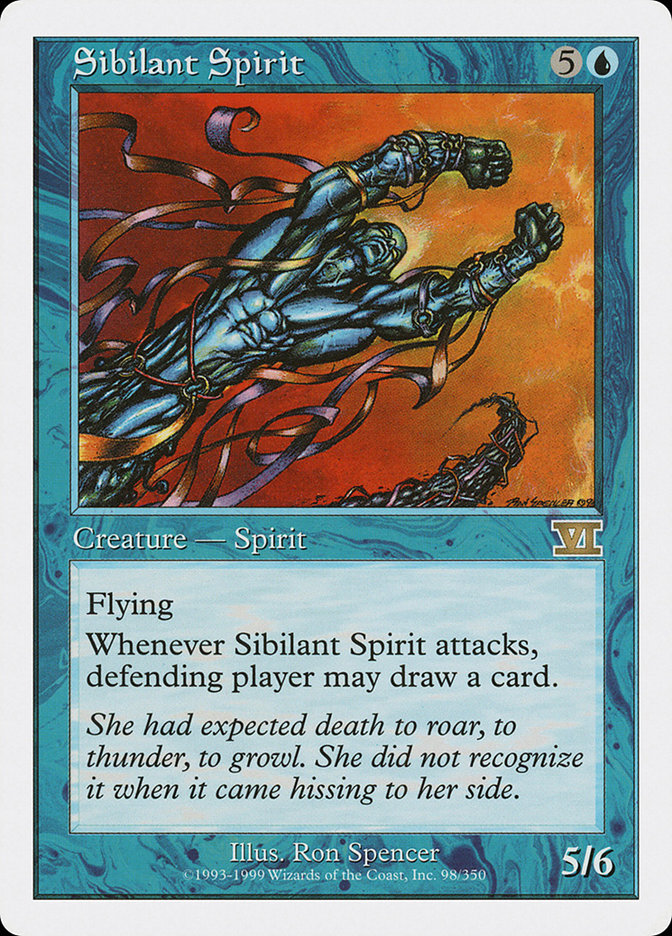 Sibilant Spirit – Classic Sixth Edition #98  – Good (Lightly Played)