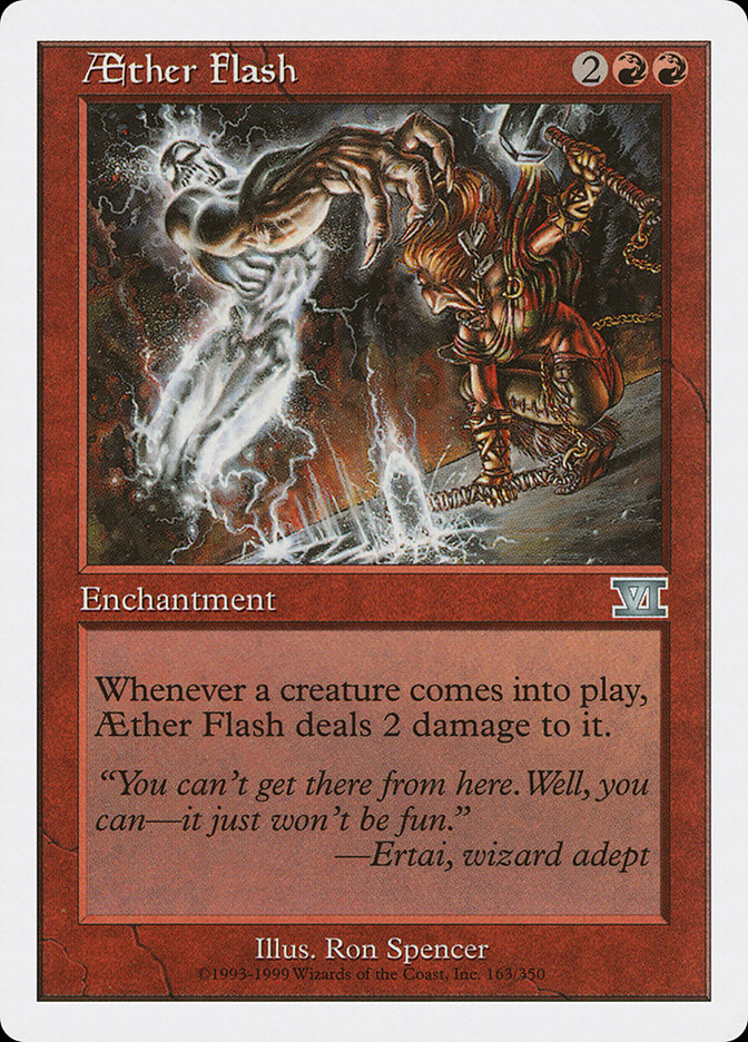 Aether Flash – Classic Sixth Edition #163  – Good (Lightly Played)