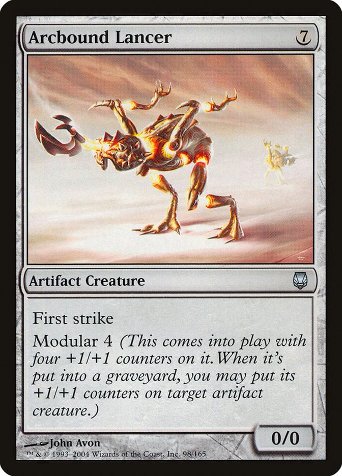 Arcbound Lancer – Darksteel #98 (Foil) – Good (Lightly Played)