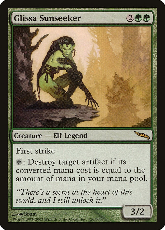 Glissa Sunseeker – Mirrodin #120  – Poor