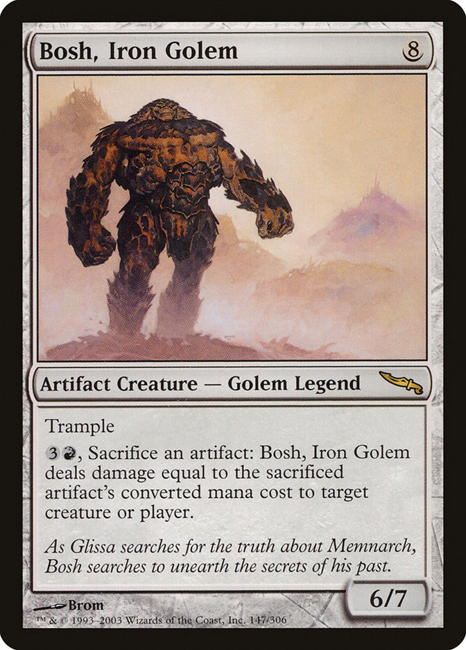 Bosh, Iron Golem – Mirrodin #147  – Good (Lightly Played)