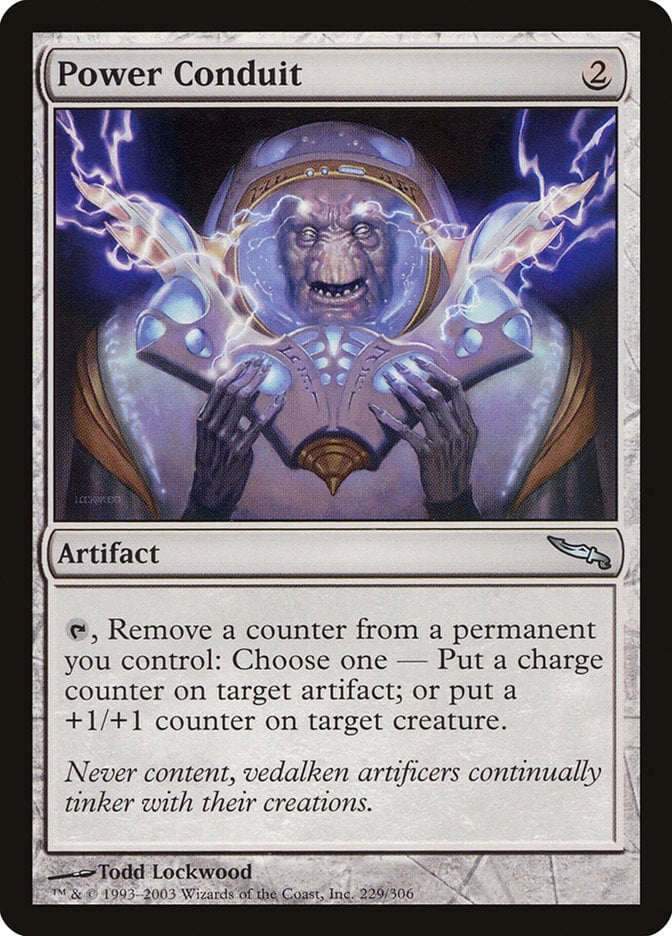 Power Conduit – Mirrodin #229  – Heavily Played