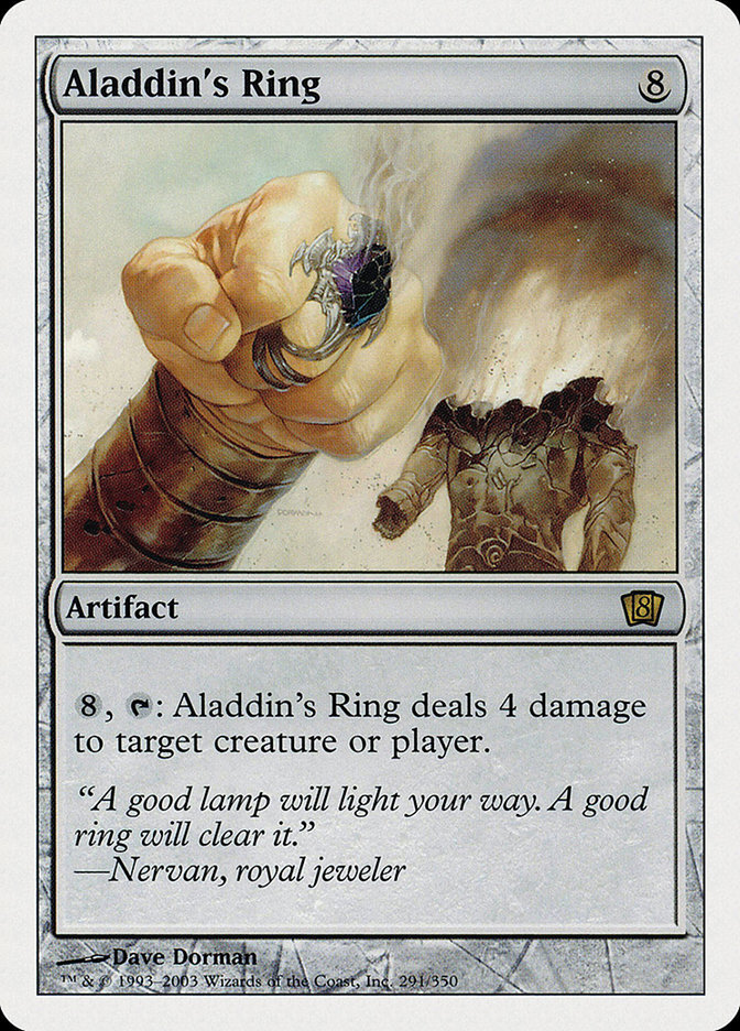 Aladdin’s Ring – Eighth Edition #291  – Good (Lightly Played)