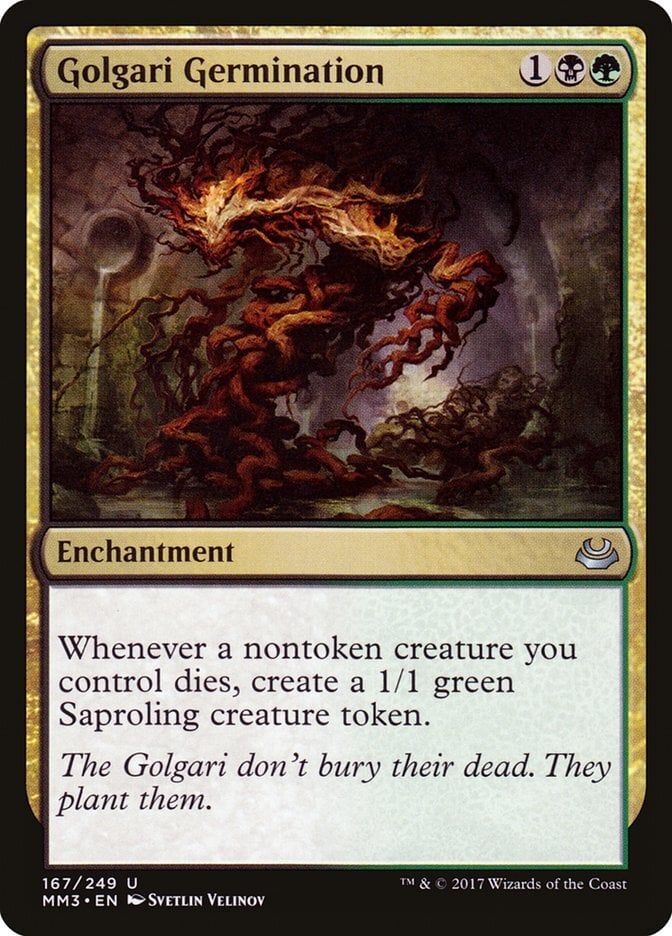 Golgari Germination – Modern Masters 2017 Edition #167  – Played