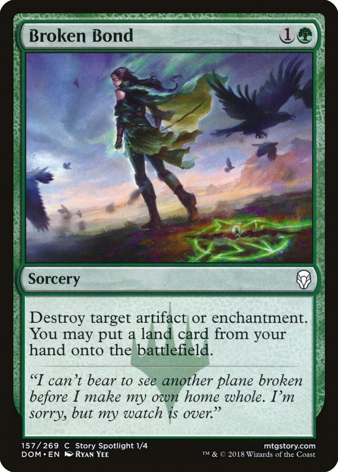 Broken Bond – Dominaria #157  – Near Mint