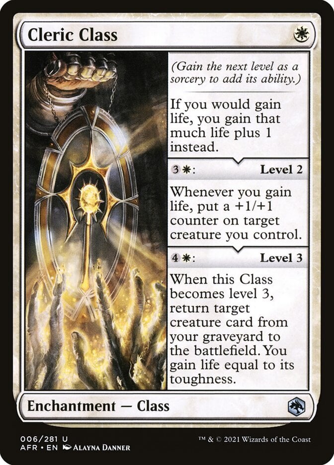 Cleric Class – Adventures in the Forgotten Realms #6  – Good (Lightly Played)