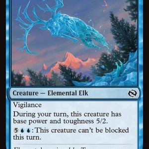 Snowmelt Stag - Tarkir: Dragonstorm #57 (Foil) - Near Mint