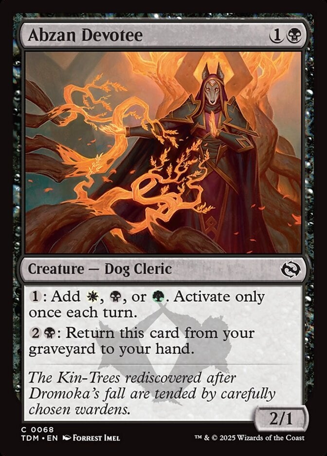 Abzan Devotee – Tarkir: Dragonstorm #68 (Foil) – Near Mint