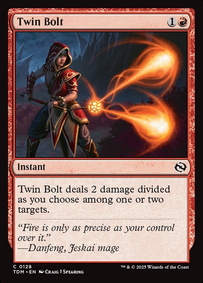 Twin Bolt – Tarkir: Dragonstorm #128 (Foil) – Near Mint